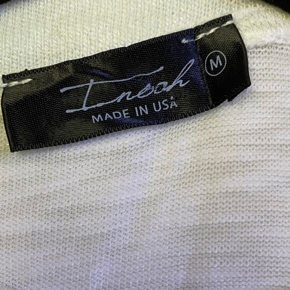 Ineah Green Multicolor Art To Wear Hi Lo Tunic Top Size Medium - Picture 6 of 7